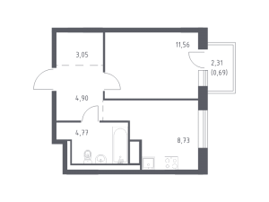 планировка, фото №1
