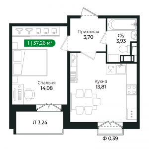 планировка, фото №1