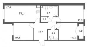 планировка, фото №1