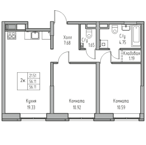 планировка, фото №1