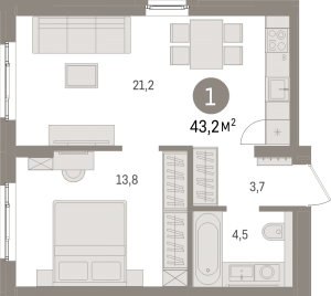 планировка, фото №1