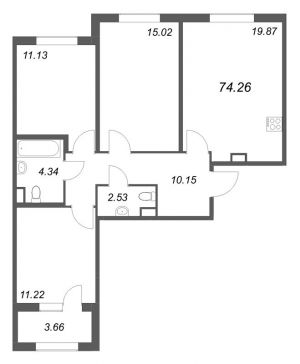 планировка, фото №1