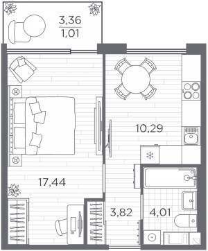 планировка, фото №1