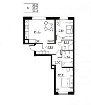 планировка, фото №1