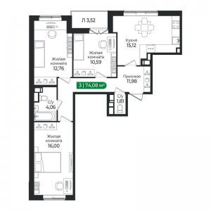 планировка, фото №1