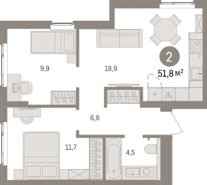 планировка, фото №1