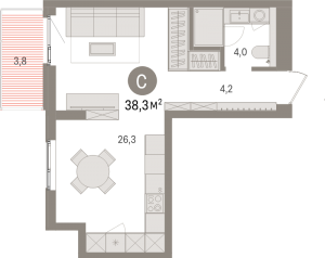 планировка, фото №1