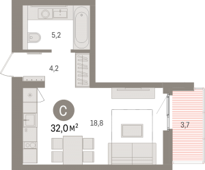 планировка, фото №1