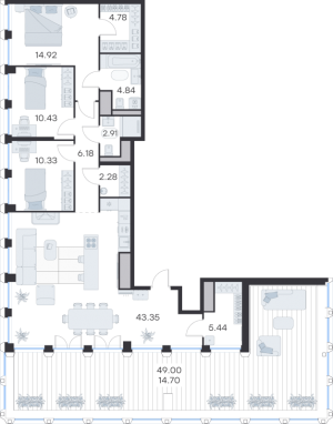 планировка, фото №1