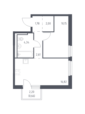 планировка, фото №1