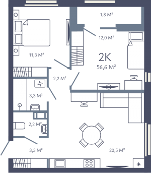 планировка, фото №1