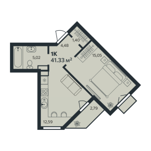 планировка, фото №1