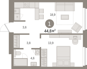 планировка, фото №1