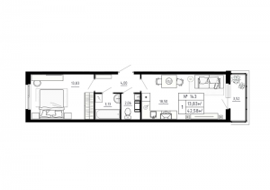 планировка, фото №1