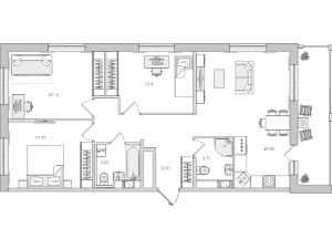 планировка, фото №1