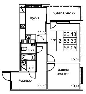 планировка, фото №1