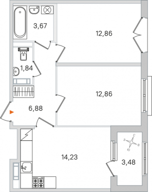 планировка, фото №1