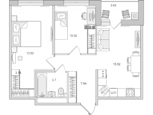 планировка, фото №1