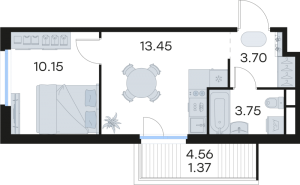 планировка, фото №1