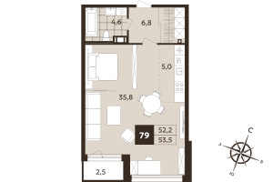 планировка, фото №1