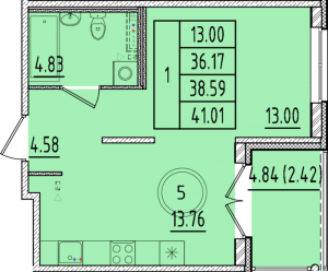 планировка, фото №1