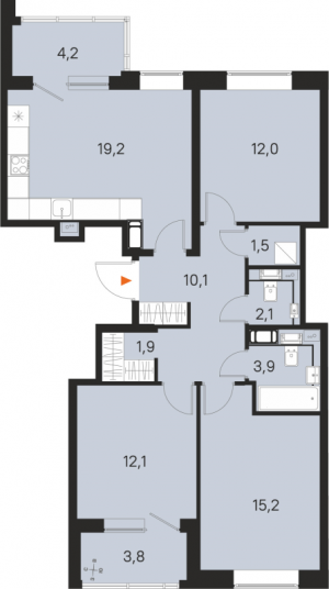 планировка, фото №1