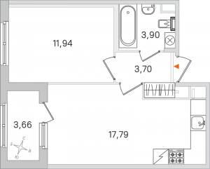 планировка, фото №1