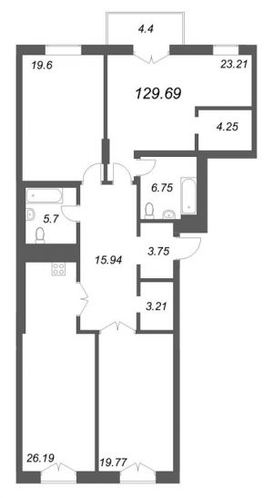 планировка, фото №1