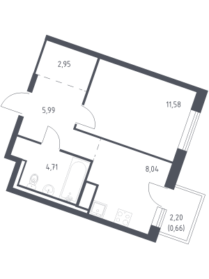 планировка, фото №1