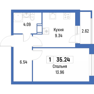 планировка, фото №1
