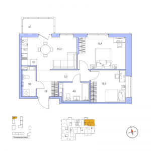 планировка, фото №1