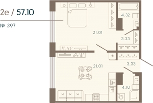 планировка, фото №1