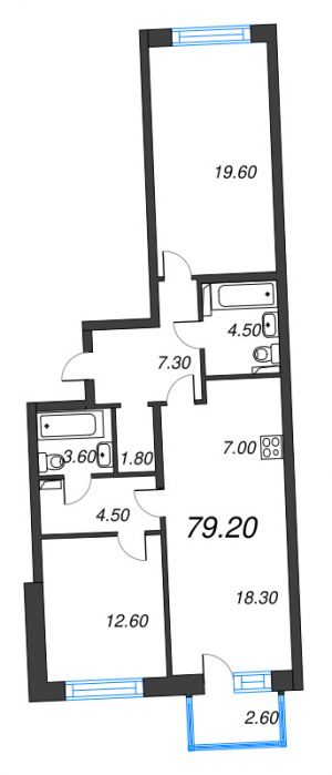 планировка, фото №1