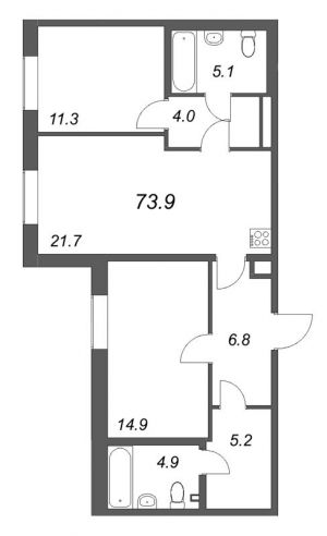 планировка, фото №1