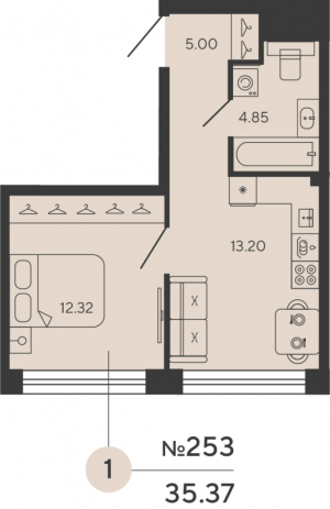 планировка, фото №1