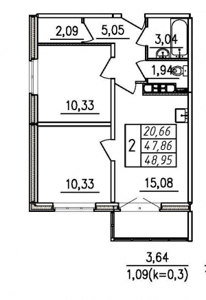 планировка, фото №1