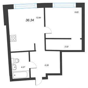 планировка, фото №1