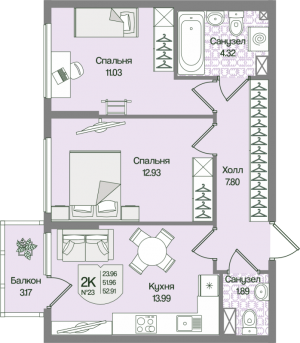 планировка, фото №1