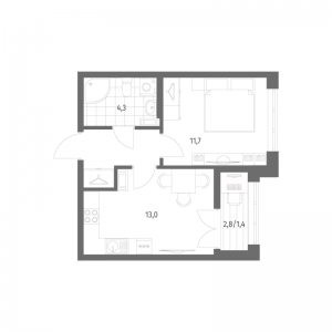 планировка, фото №1