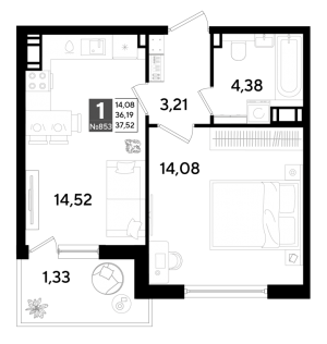 планировка, фото №1