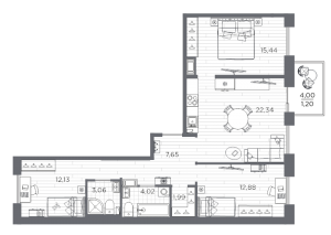 планировка, фото №1