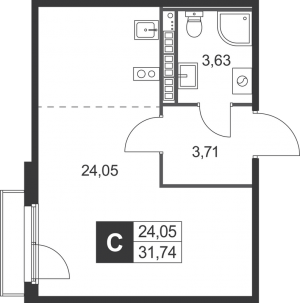 планировка, фото №1