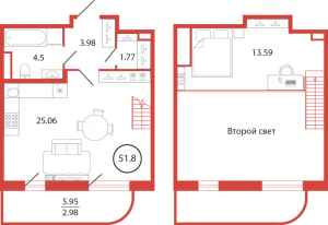 планировка, фото №1