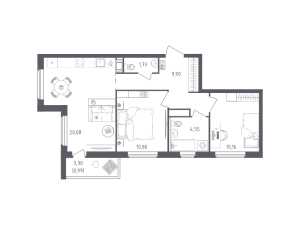 планировка, фото №1