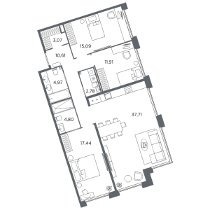 планировка, фото №1