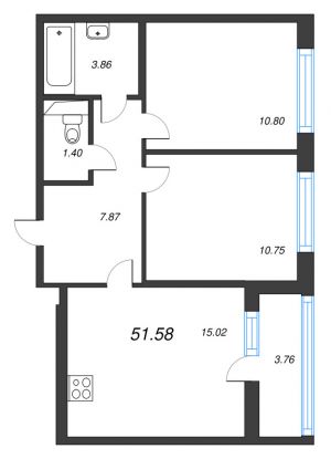планировка, фото №1