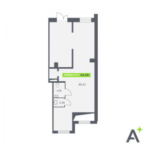 планировка, фото №1