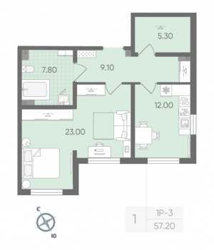 планировка, фото №1