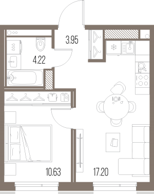 планировка, фото №1