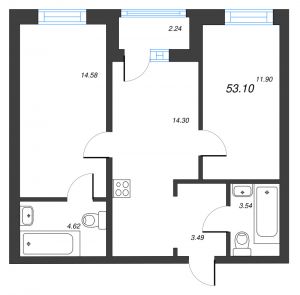 планировка, фото №1